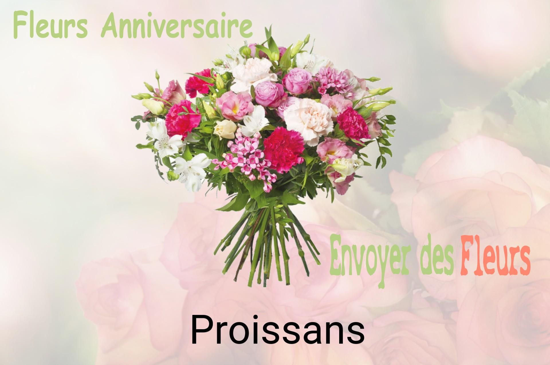 Bouquet de fleurs d’anniversaire livré à Proissans